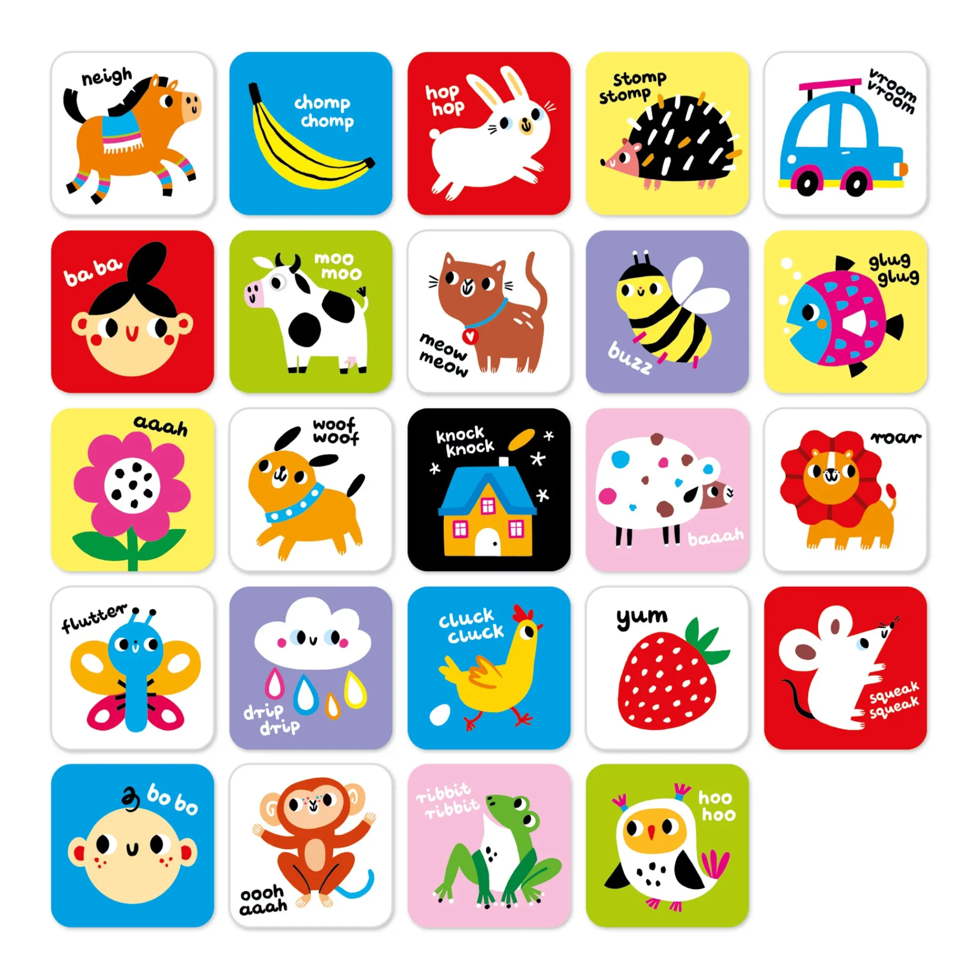 Educators Resource Banana Panda High Contrast Baby Cards – Visual Development Set 6m+ 9m+* Developmental Toys