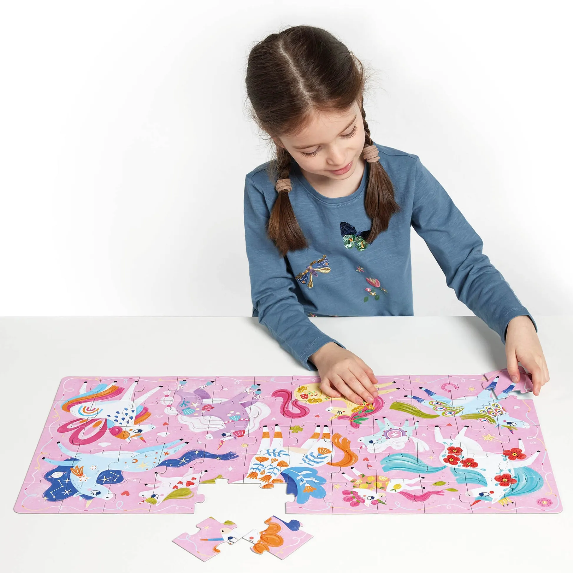 Educators Resource Banana Panda I Love Unicorns Puzzle - 60 pc* Puzzles