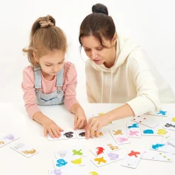 Educators Resource Banana Panda Let's Play Color Dominoes - Vibrant Animal Edition - Age 2+* Dominoes & Tiles Games