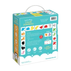 Educators Resource Banana Panda Let's Play Color Dominoes - Vibrant Animal Edition - Age 2+* Dominoes & Tiles Games