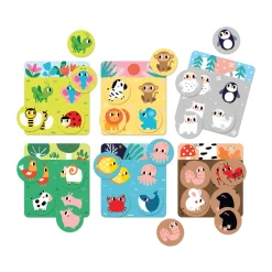 Educators Resource Banana Panda Let's Play Habitat Bingo - Animal Homes and Memory Skills* Toddler & Preschool Games & Puzzles|Social & Emotional Skills