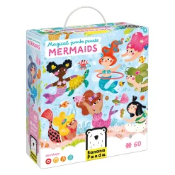 Educators Resource Banana Panda Magical Jumbo Puzzle Mermaids - 60 pc* Puzzles