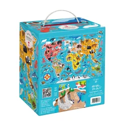 Educators Resource Banana Panda Puzzlove Animals Around the World Floor Puzzle - 60 pc* Puzzles