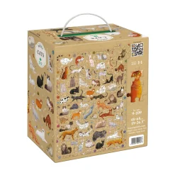 Educators Resource Banana Panda Puzzlove Cats Jigsaw Puzzle - 500 pc* Puzzles
