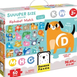 Educators Resource Banana Panda Super Size Alphabet Match Floor Puzzle - 50 pc* Puzzles