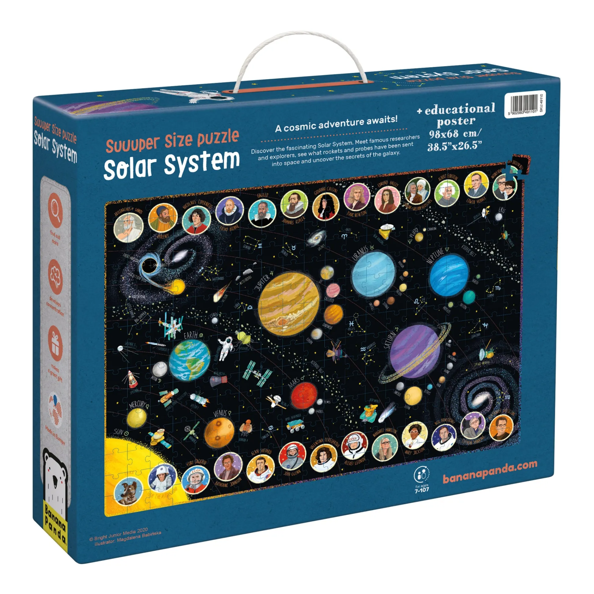 Educators Resource Banana Panda Suuuper Size Solar System Floor Puzzle - 300 pc* Puzzles
