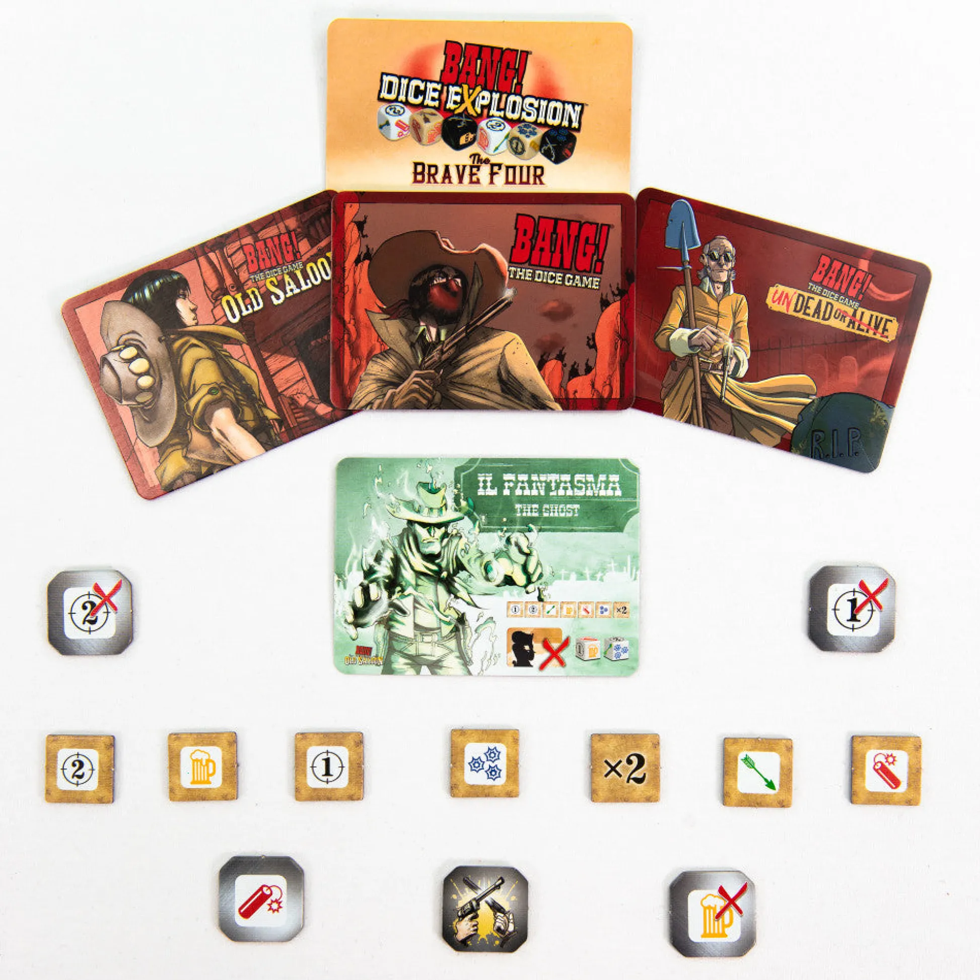 Flat River Group BANG! Dice Explosion - Western Themed Dice Rolling Game* Dice, Roll & Write Games