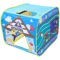 Flat River Group Banzai My Little School House Play Tent ‚Äì Interactive Learning Fun* Tents, Tunnels & Playhouses|Social & Emotional Skills