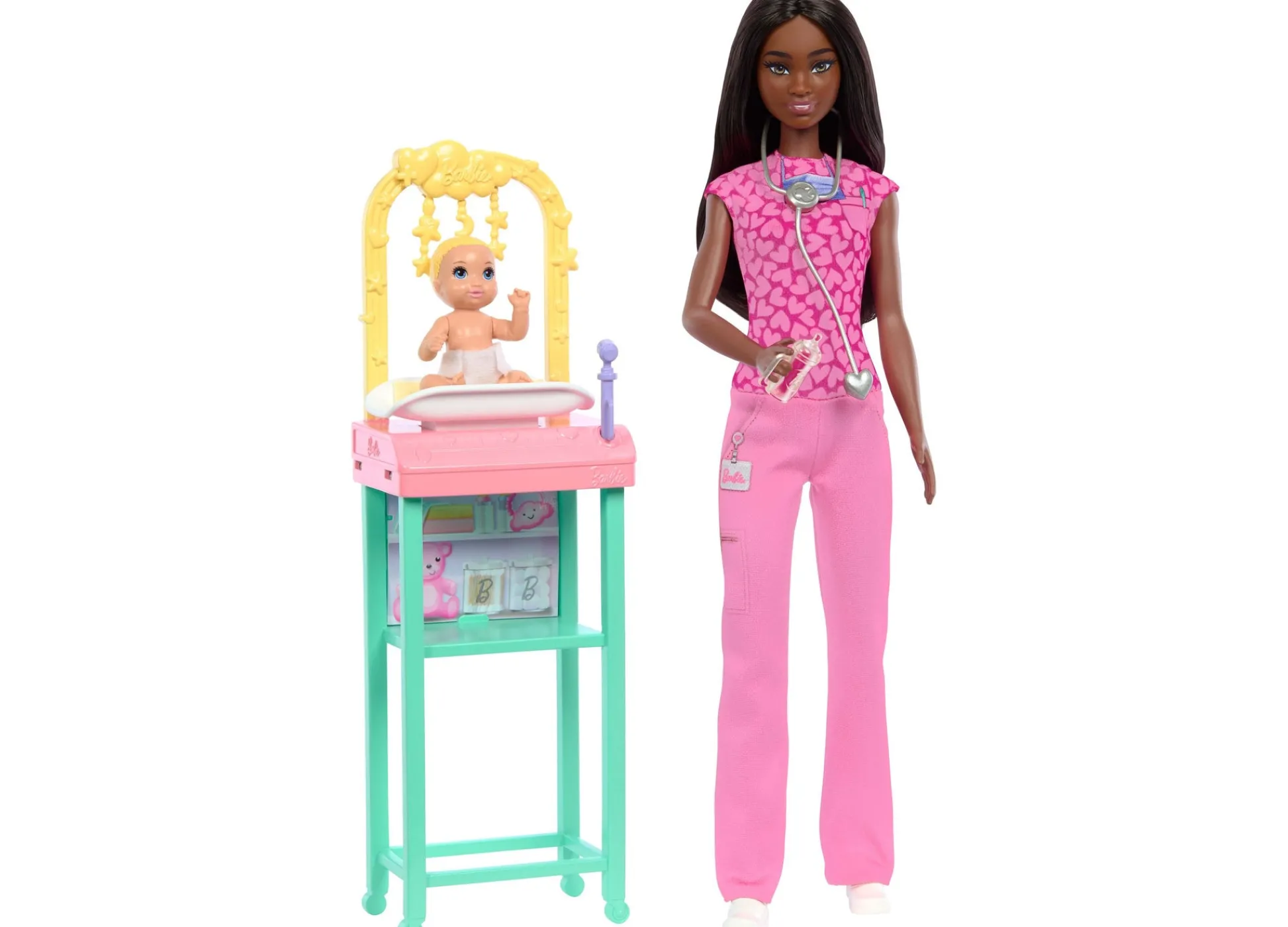 Macy's - Supplier Barbie Baby Doctor Doll with Examination Table and Accessories* Social & Emotional Skills|Stuffed Animals & Plush Toys