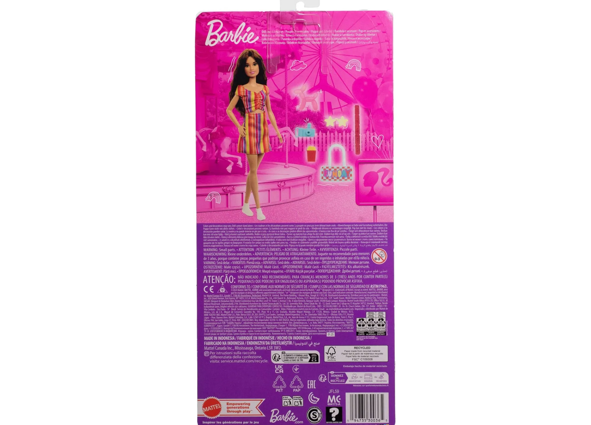 Macy's - Supplier Barbie Day At the Fair Fashion Doll - 6 Festival-Themed Accessories* Fashion Dolls|Stuffed Animals & Plush Toys