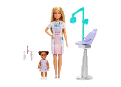 Macy's - Supplier Barbie Dentist Playset with Blonde Doll, Kid Patient, and Dental Accessories* Stuffed Animals & Plush Toys