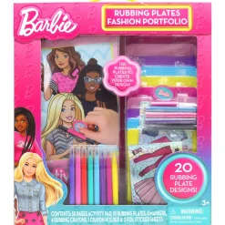 Flat River Group Barbie Fashion Creation Portfolio with Rubbing Plates by Tara Toy - Design & Customize Outfits* Drawing, Color & Painting