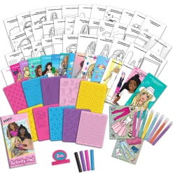 Flat River Group Barbie Fashion Creation Portfolio with Rubbing Plates by Tara Toy - Design & Customize Outfits* Drawing, Color & Painting