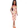 Macy's - Supplier Barbie Fashionistas Doll 233 - Flower Checkered Midi Dress* Fashion Dolls|Stuffed Animals & Plush Toys