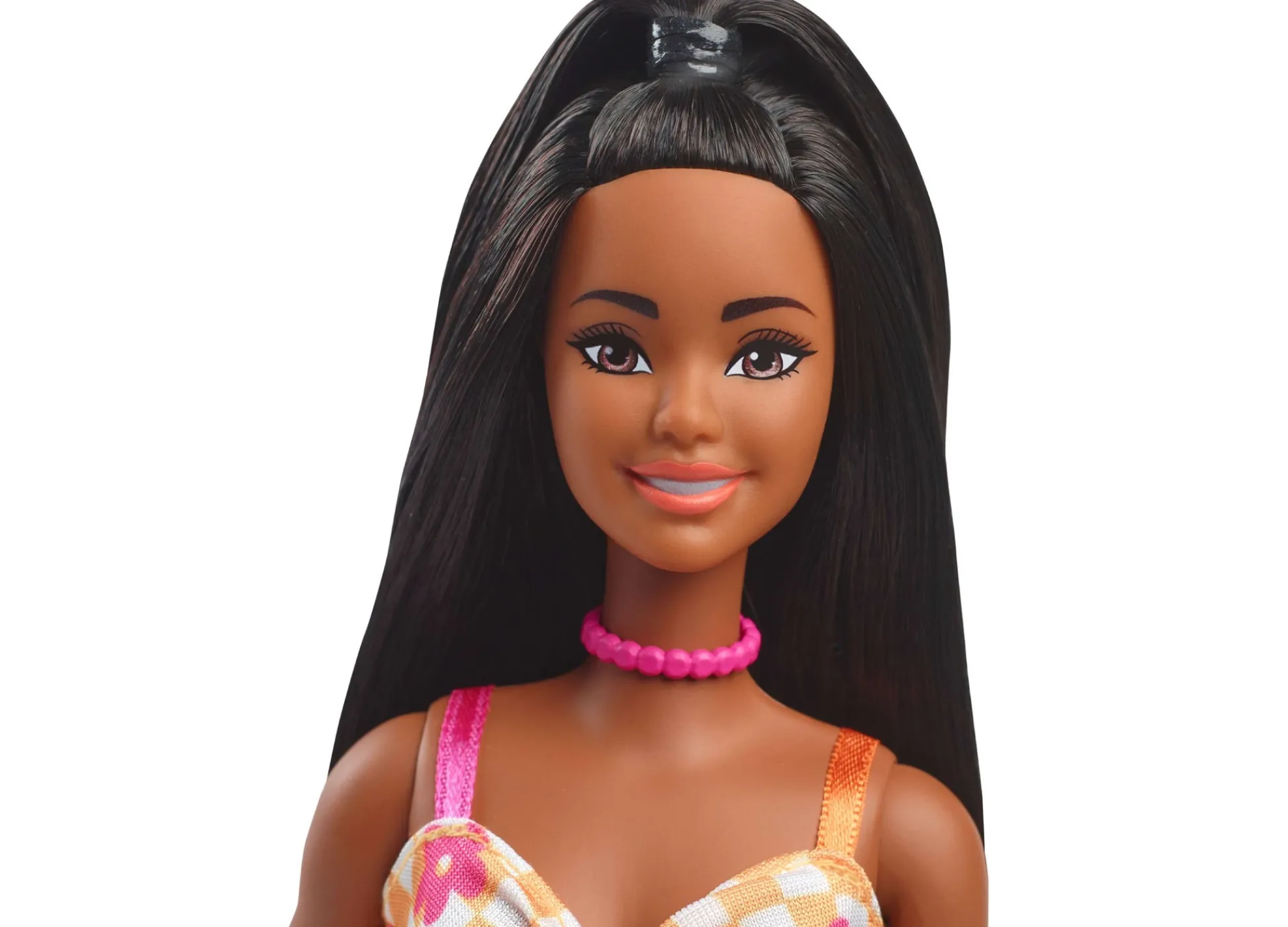 Macy's - Supplier Barbie Fashionistas Doll 233 - Flower Checkered Midi Dress* Fashion Dolls|Stuffed Animals & Plush Toys