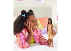 Macy's - Supplier Barbie Fashionistas Doll 233 - Flower Checkered Midi Dress* Fashion Dolls|Stuffed Animals & Plush Toys