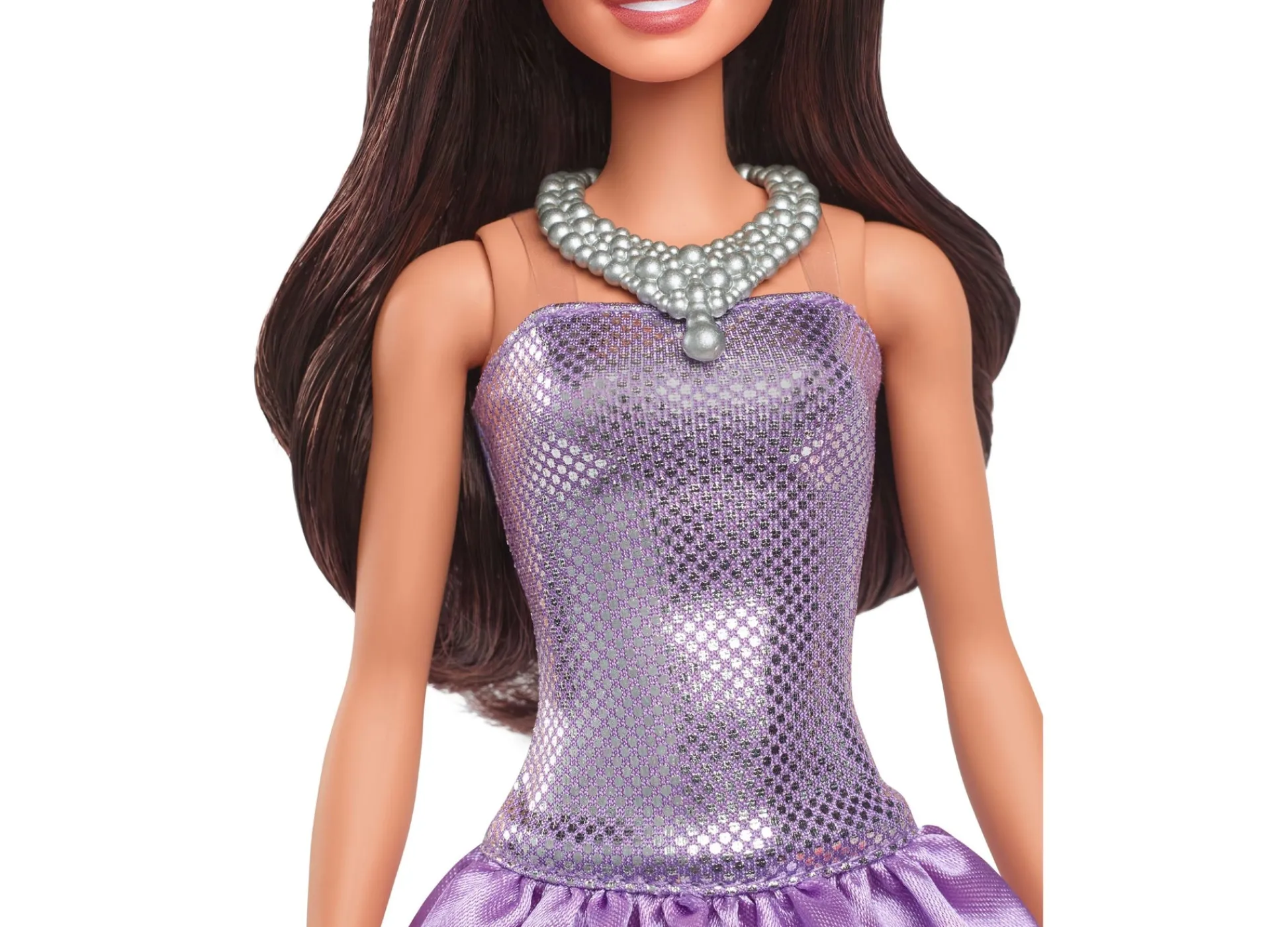Macy's - Supplier Barbie Fashionistas Doll 234 - Sequined Purple Dress with Silvery Accessories* Fashion Dolls|Stuffed Animals & Plush Toys
