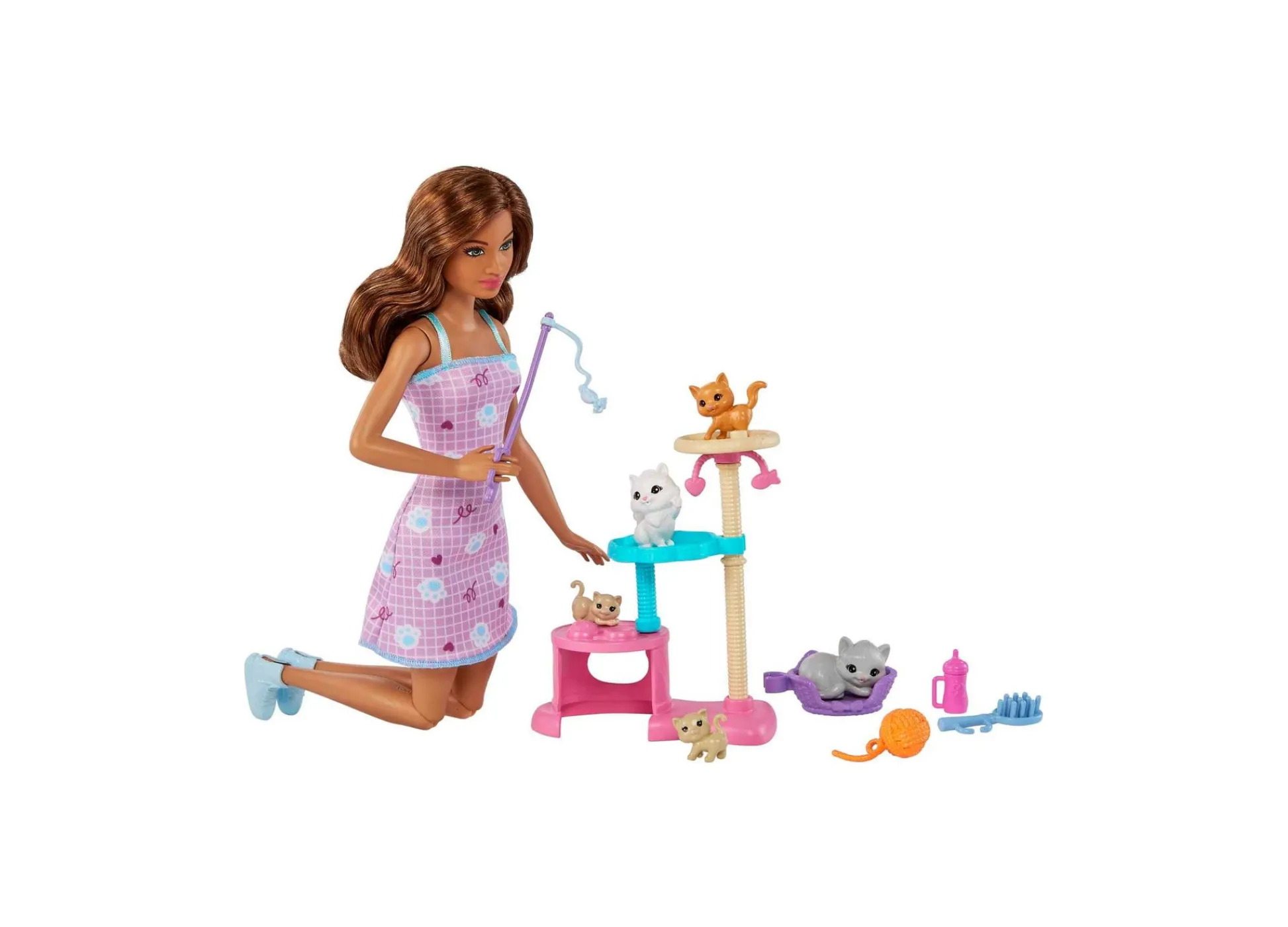 Macy's - Supplier Barbie Kitty Condo Playset with Doll, Pets, and Accessories* Stuffed Animals & Plush Toys