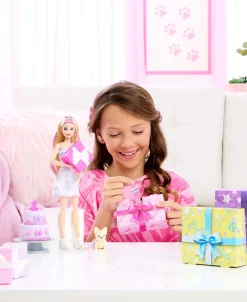 Macy's - Supplier Barbie Party Unboxed Pet Birthday Series - Birthday Bows Doll with Accessories* Fashion Dolls|Stuffed Animals & Plush Toys