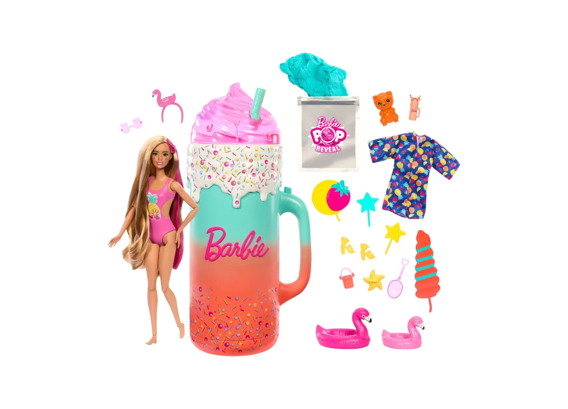 Macy's - Supplier Barbie Pop Reveal Rise and Surprise Set - Blonde Hair* Fashion Dolls|Stuffed Animals & Plush Toys