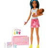 Macy's - Supplier Barbie Skipper Babysitters Inc. Playset - Brunette with Sleepy Baby Doll* Social & Emotional Skills|Stuffed Animals & Plush Toys