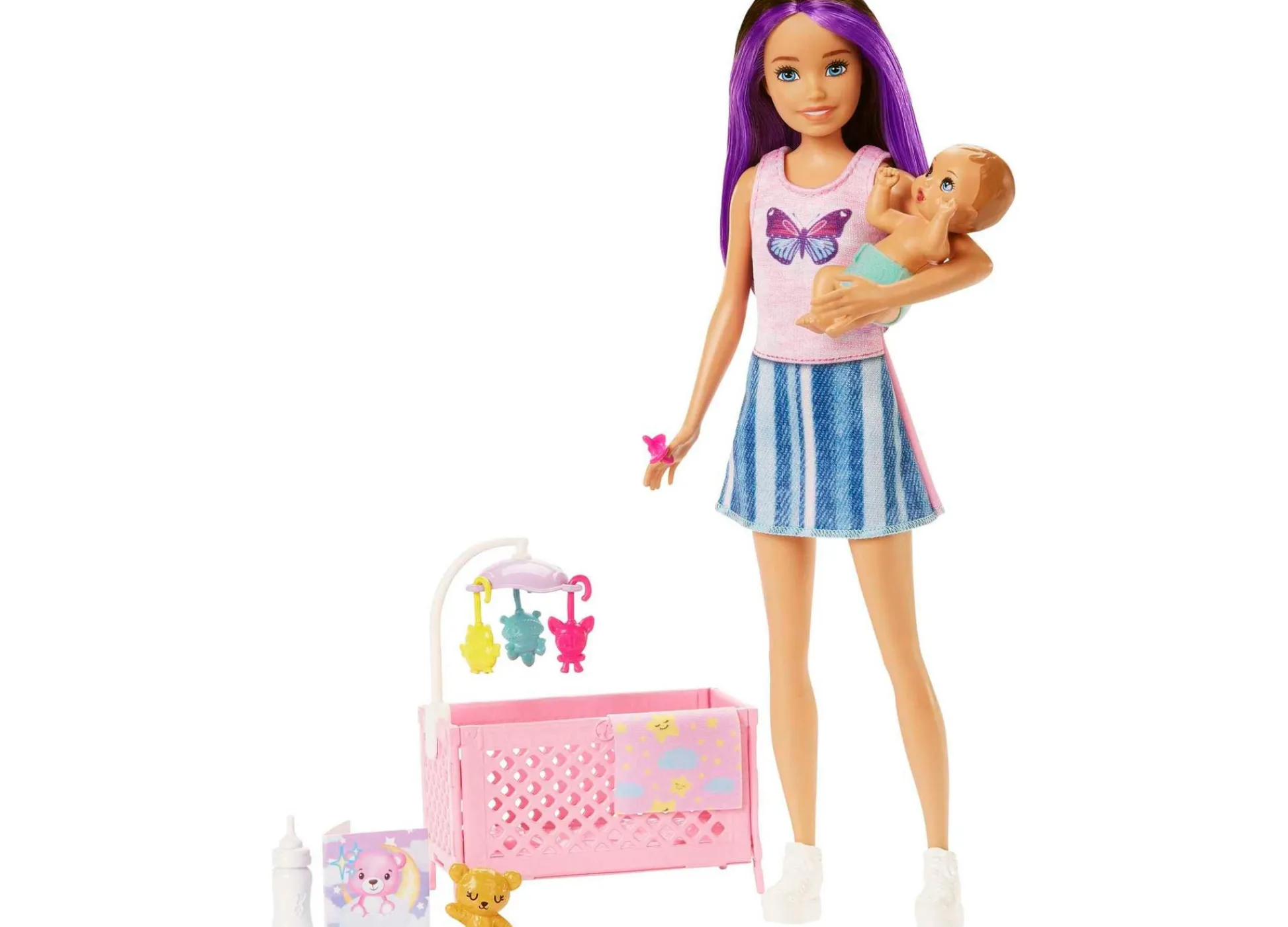 Macy's - Supplier Barbie Skipper Babysitters Inc. Doll and Playset - Bedtime Adventure* Social & Emotional Skills|Stuffed Animals & Plush Toys