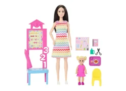 Macy's - Supplier Barbie Teacher Doll Set with Blonde Fashion Doll, Toddler Student & Classroom Accessories* Fashion Dolls|Stuffed Animals & Plush Toys