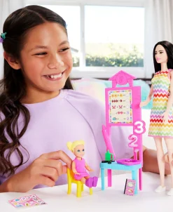 Macy's - Supplier Barbie Teacher Doll Set with Blonde Fashion Doll, Toddler Student & Classroom Accessories* Fashion Dolls|Stuffed Animals & Plush Toys