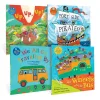 Educators Resource Barefoot Books Kindergarten Transportation Singalongs 4-Book Bundle*Kids Kids Books|Preschool Education Toys & Activities