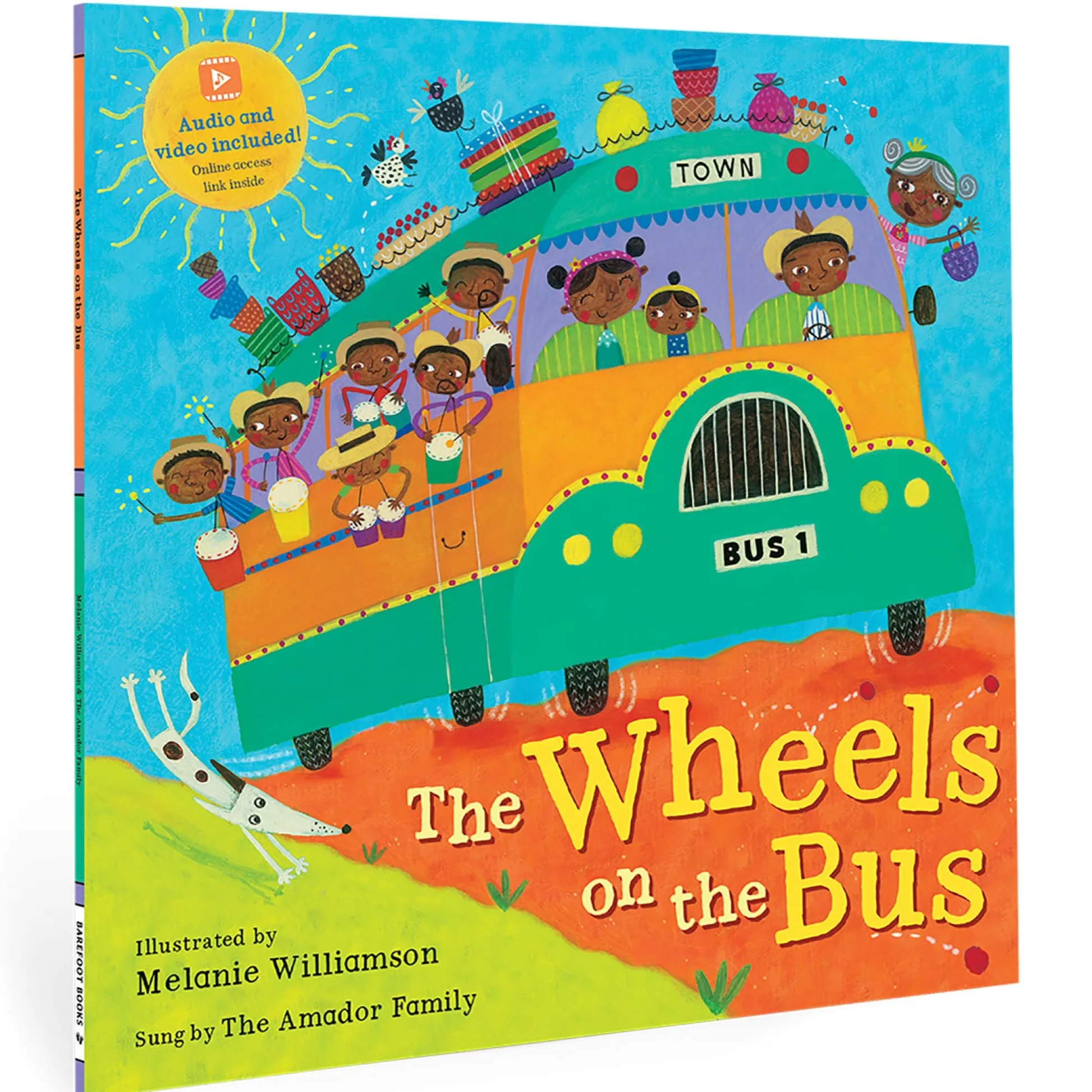 Educators Resource Barefoot Books Kindergarten Transportation Singalongs 4-Book Bundle*Kids Kids Books|Preschool Education Toys & Activities