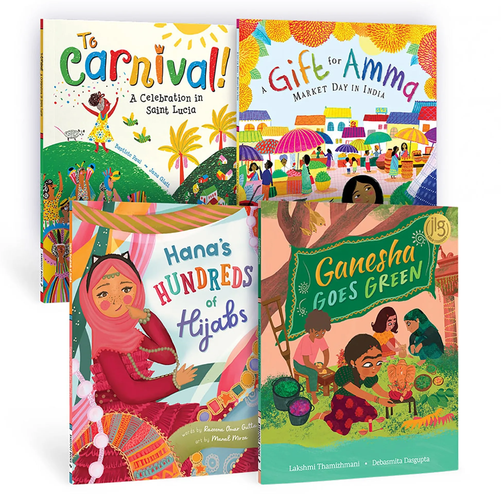 Educators Resource Barefoot Books 1st Grade Diverse Stories Book Set of 4*Kids Reading, Writing & Speech|Kids Books
