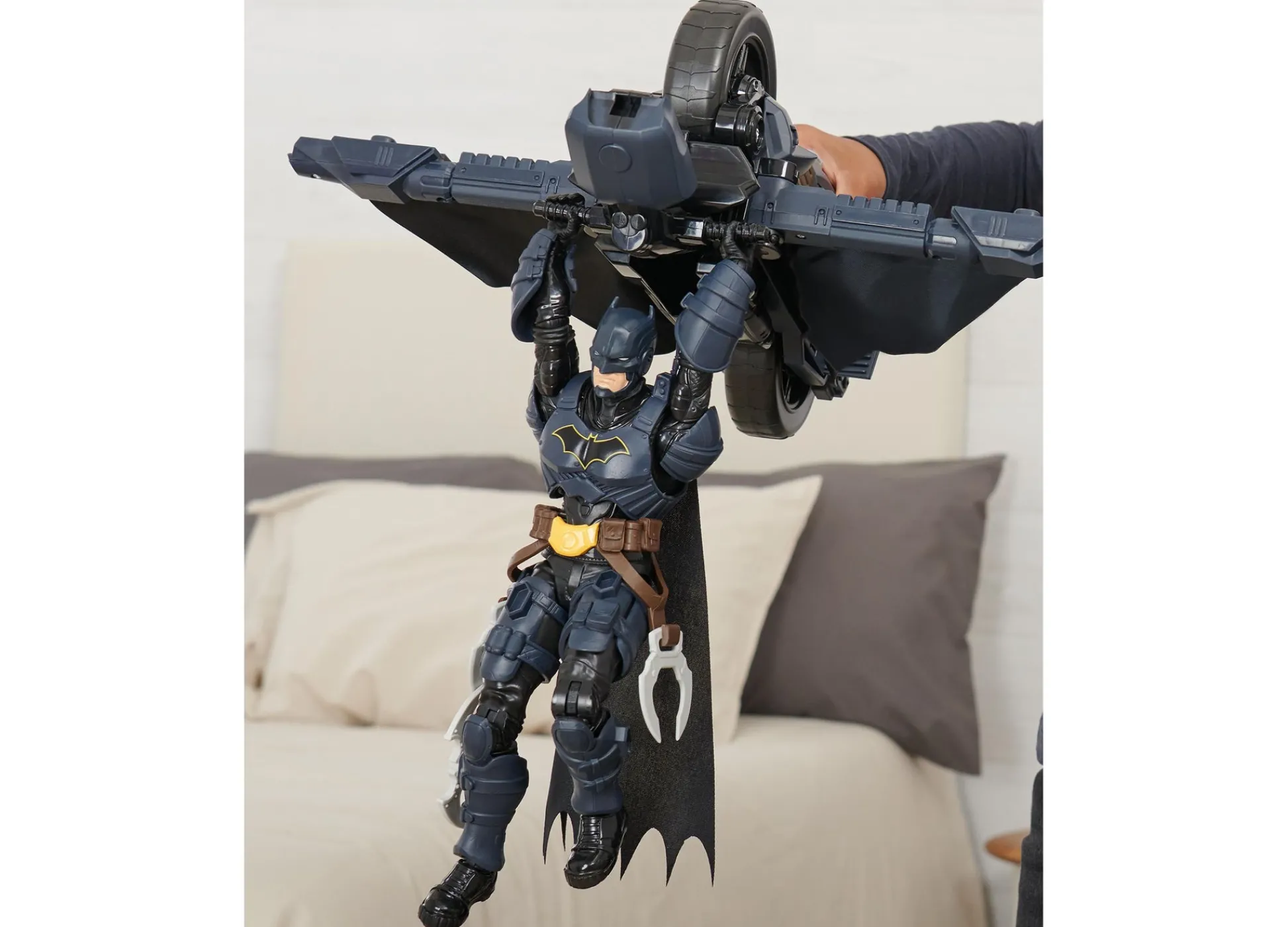 Macy's - Supplier Batman Dual Adventure Batcycle & Batglider Conversion Set* Playsets & Vehicles|Dc Comics