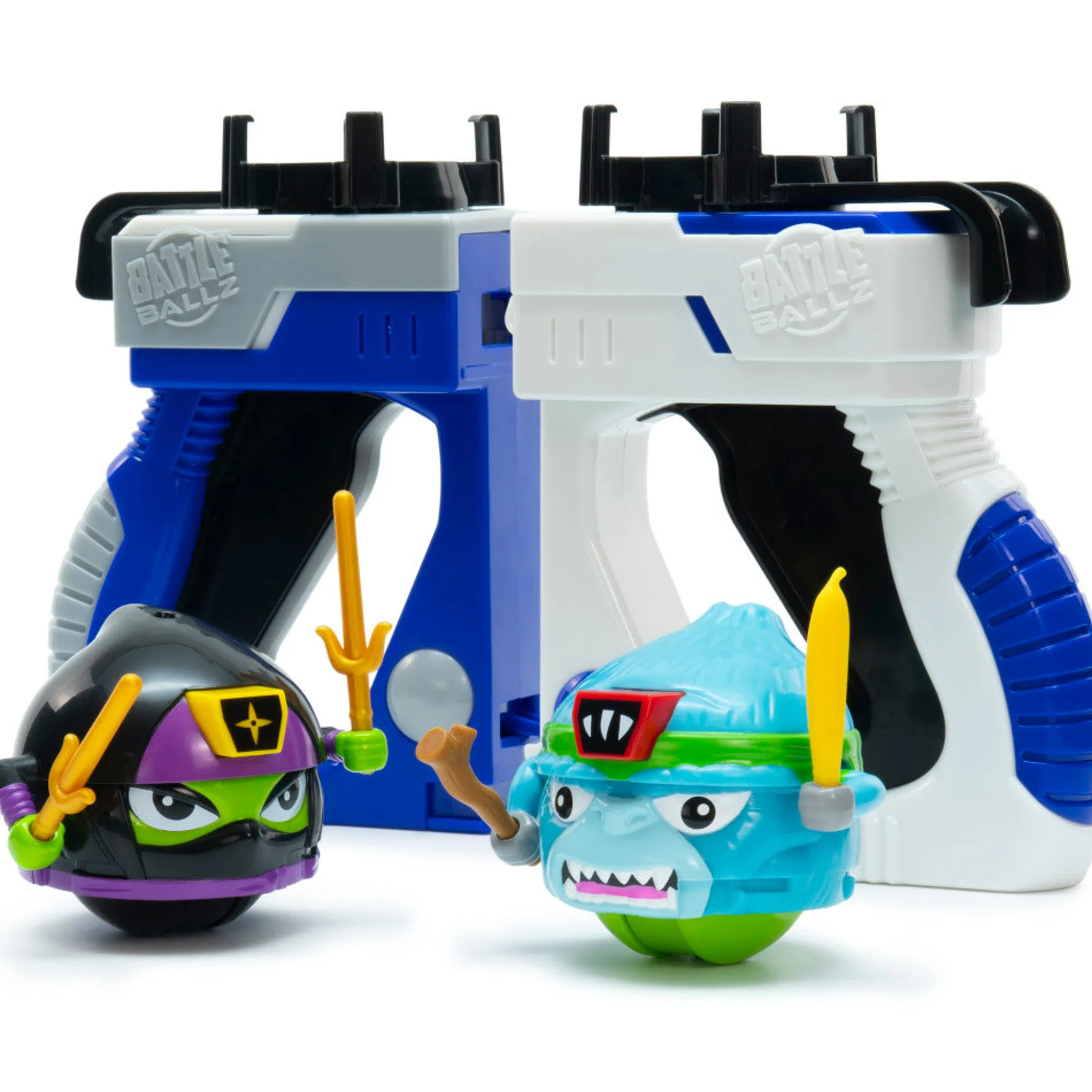 Flat River Group Battle Ballz: Bruiser & Ninjika Warriors Pack with Joysticks - Ages 5+* Action Figures