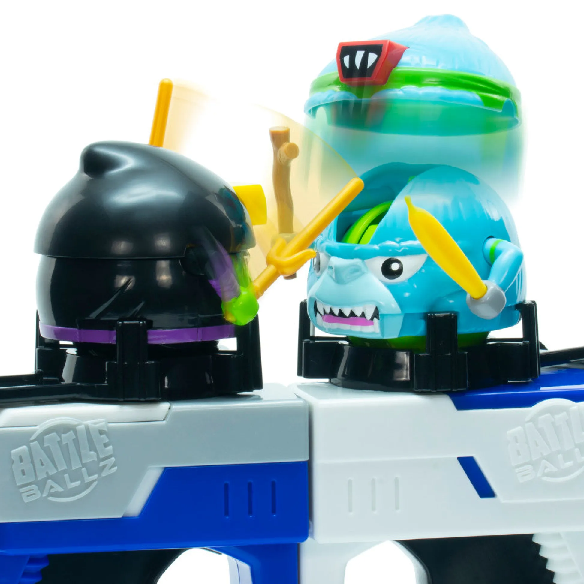 Flat River Group Battle Ballz: Bruiser & Ninjika Warriors Pack with Joysticks - Ages 5+* Action Figures
