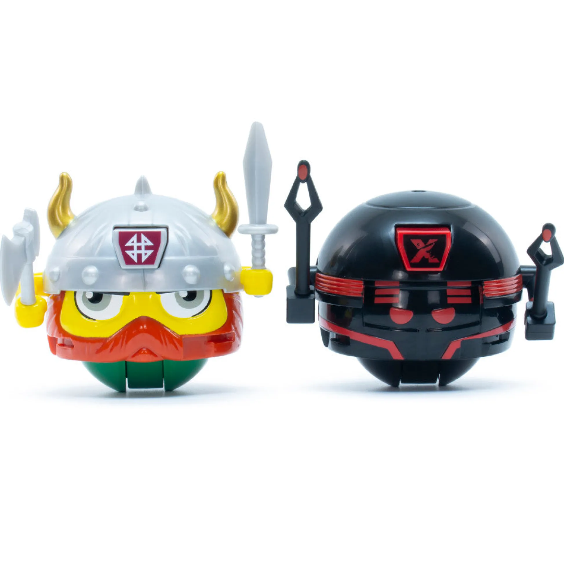 Flat River Group Battle Ballz: Duel Pack - Ice Berg & Evil Robot - Epic Warrior Showdown* Action Figures