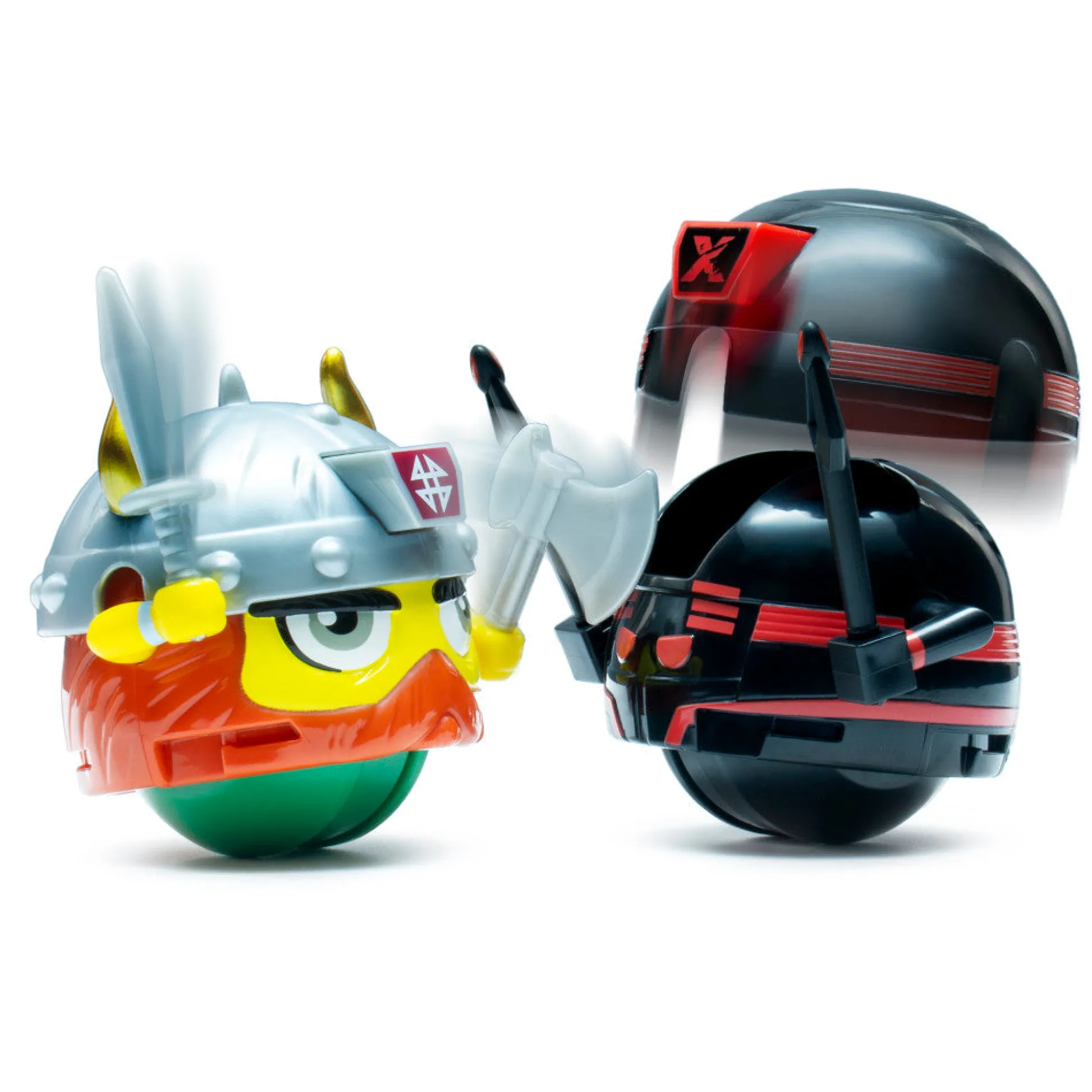 Flat River Group Battle Ballz: Duel Pack - Ice Berg & Evil Robot - Epic Warrior Showdown* Action Figures