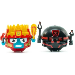 Flat River Group Battle Ballz: Duel Pack - Volcanon & Evil Robot - Ultimate Warrior Showdown* Action Figures