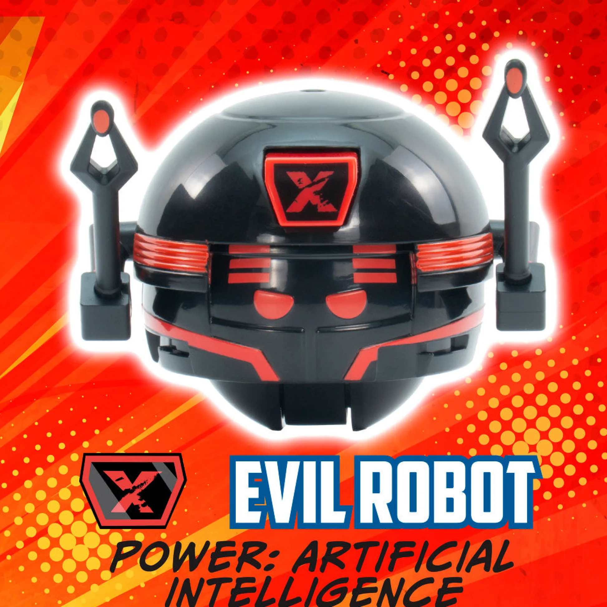 Flat River Group Battle Ballz: Duel Pack - Volcanon & Evil Robot - Ultimate Warrior Showdown* Action Figures