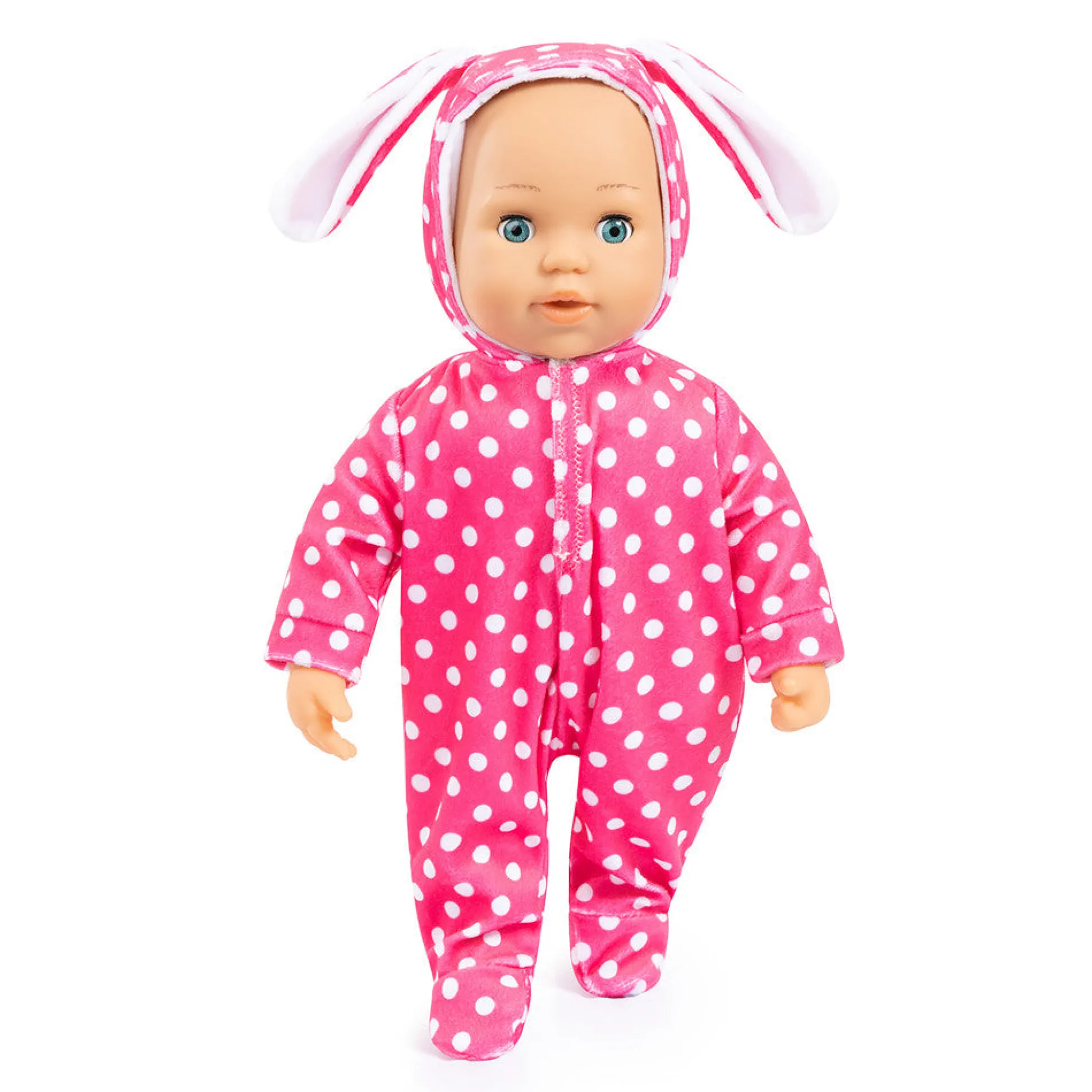 Flat River Group Bayer Design 15 inch - Anna First Words Baby Doll with Bunny Onesie* Baby Dolls|Stuffed Animals & Plush Toys