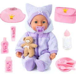 Flat River Group Bayer Design 18 inch - Piccolina Magic Eyes Baby Doll* Social & Emotional Skills|Interactive Dolls & Pets