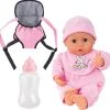 Flat River Group Bayer Design 13" My First Words Baby Doll with Carrier Set - Pink Mouse Outfit* Social & Emotional Skills|Baby Dolls