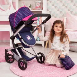 Flat River Group Bayer Design Baby Doll City Vario Pram and Stroller Combo with Diaper Bag* Social & Emotional Skills|Stuffed Animals & Plush Toys