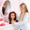 Flat River Group Bayer Design 27cm Charlene Super Model Styling Head - Luxurious Hair* Fashion Dolls|Styling Heads