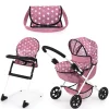 Flat River Group Bayer Design Cozy 3-Piece Dolls Playset - Pink, White, Stars* Stuffed Animals & Plush Toys