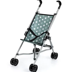 Flat River Group Bayer Design Doll Umbrella Stroller, Green & White Stars, Ages 3+* Stuffed Animals & Plush Toys