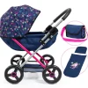 Flat River Group Bayer Design Dolls: Pram Cosy with Blanket and Pillow - Blue, Pink, Hearts* Stuffed Animals & Plush Toys|Social & Emotional Skills