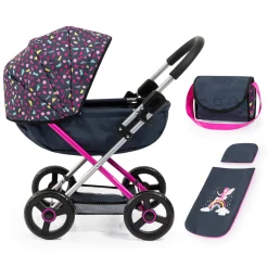Flat River Group Bayer Design Fairy-Themed Doll Pram Cosy - Navy & Hot Pink, Ages 3+* Stuffed Animals & Plush Toys