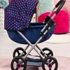 Flat River Group Bayer Design 4-in-1 Cosy Doll Pram Stroller Set, Blue/Purple - Fits 18" Dolls* Stuffed Animals & Plush Toys