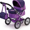 Flat River Group Bayer Design Trendy Doll Pram, Two-Tone Purple & Fairy, Kids Toy Ages 3+* Stuffed Animals & Plush Toys|Social & Emotional Skills
