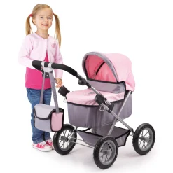 Flat River Group Bayer Design Trendy Doll Pram Stroller, Adjustable and Foldable* Stuffed Animals & Plush Toys